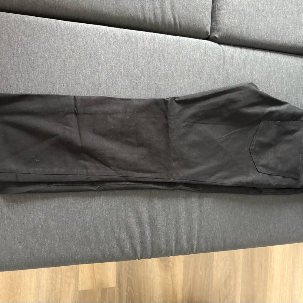 Black Slim Straight Pants - W36L32
